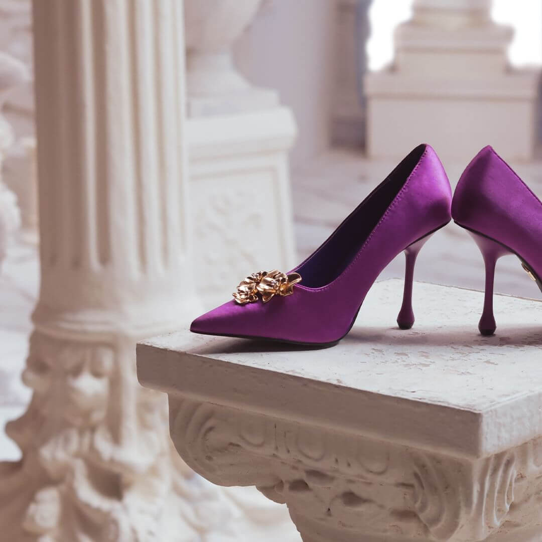 Lavish Purple Heels