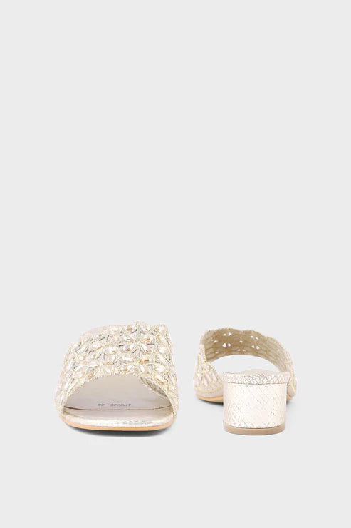 Party Wear Slip On IP0035-Golden