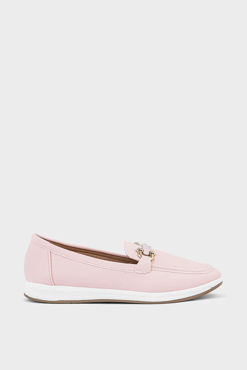 Tea Pink Casual Moccasin Tea Pink