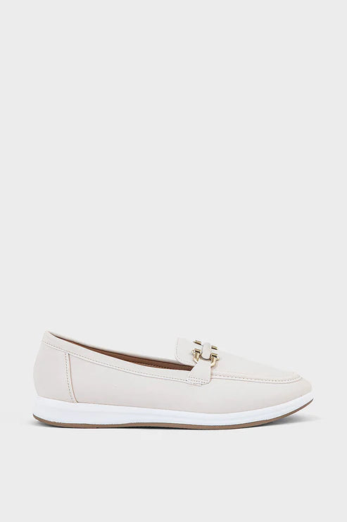 Ivory Casual Moccasin Ivory