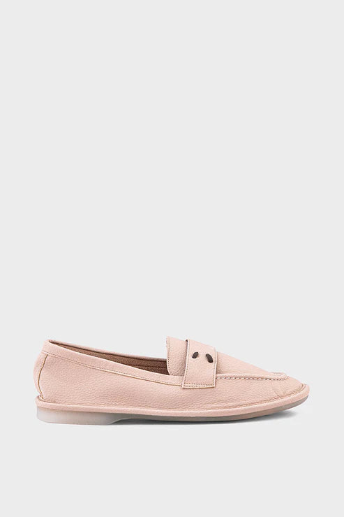 Pink Casual Moccasin Pink 