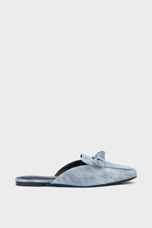 Blue Casual Mule Blue