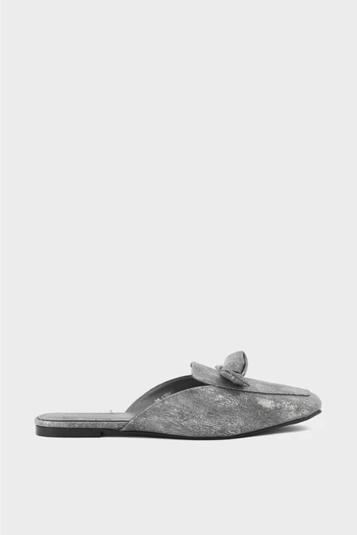 Grey Casual Mule Grey 