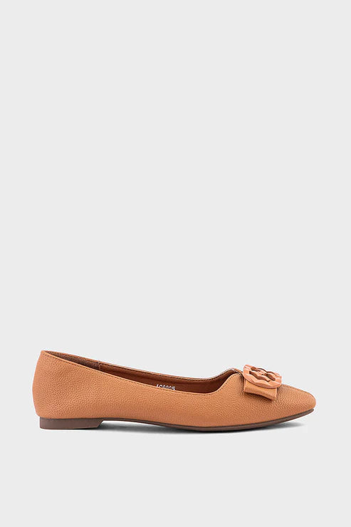 Tan Casual Pumps Tan