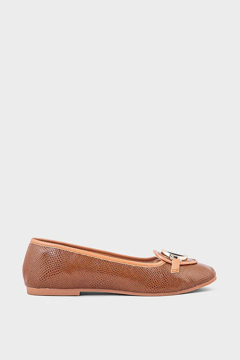 Tan Casual Pumps Tan