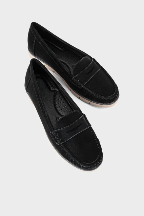 Comfort Moccassin Black duo