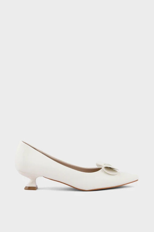 White Formal Court Shoes White