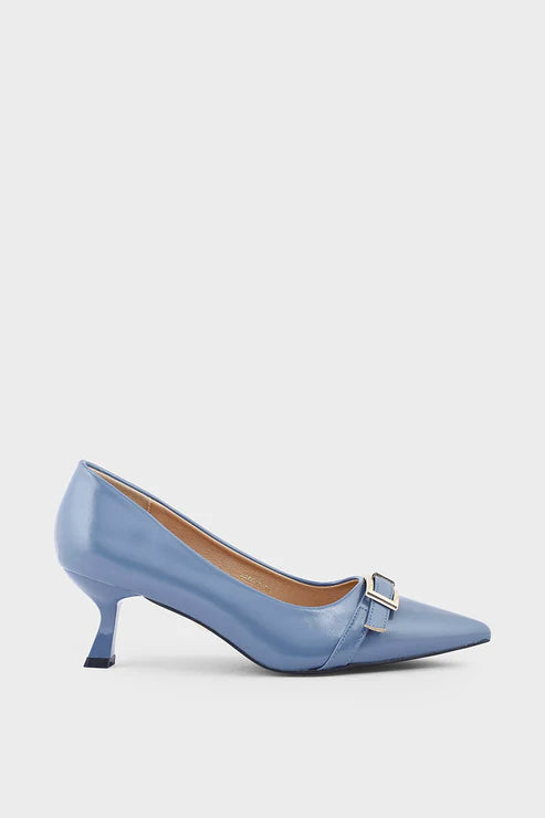 Blue Formal Court Shoes Blue