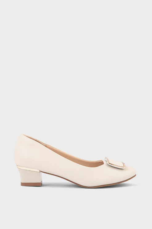 Ivory Formal Court Shoes Ivory