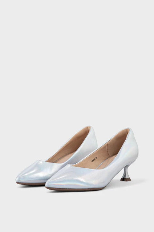 Formal Court Shoes Silver for sale