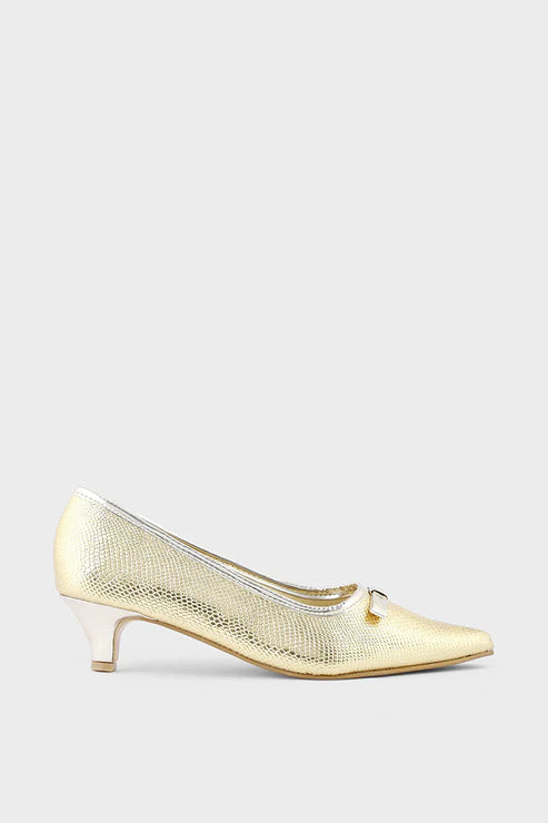 Golden Formal Court Shoes Golden 