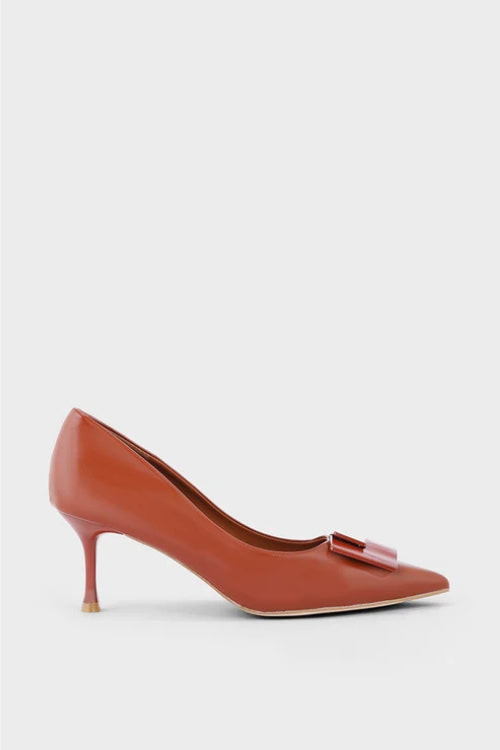 Red Formal Court Shoes Red