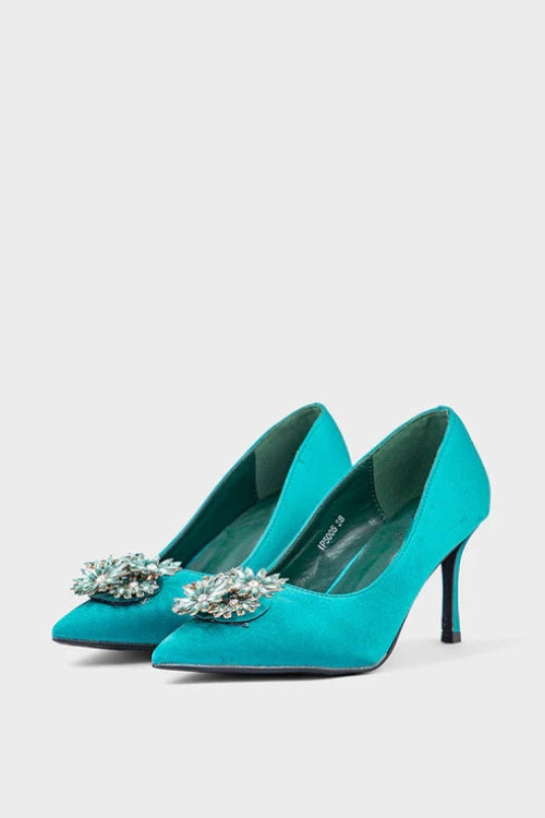 Formal Court Shoes GREEN for sale