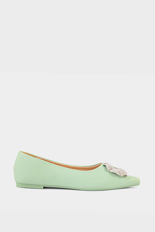 Green Formal Pumps Mint Green