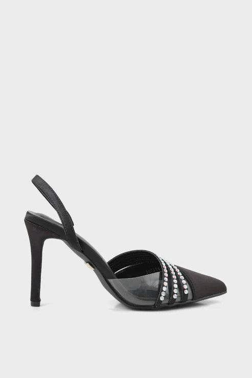 Black Formal Sling Back Black