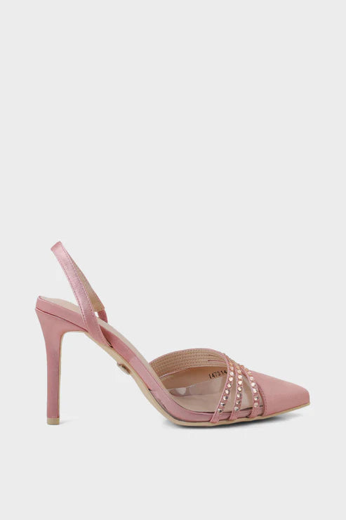 Pink Formal Sling Back Pink