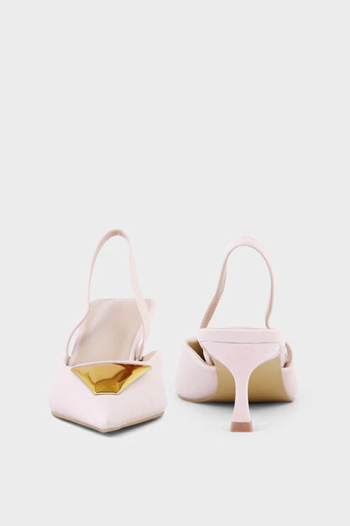 Formal Sling Back Nude pair