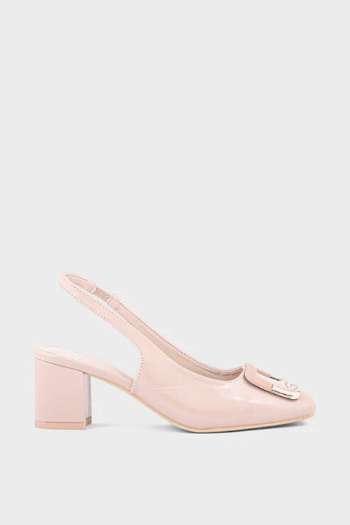 Peach Formal Sling Back Peach 