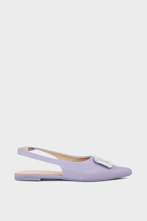 Purple Formal Sling Back Purple