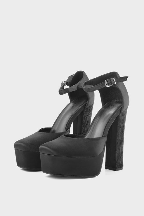 Party Wear Court Shoes Black pair