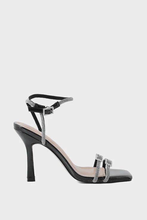 Black Party Wear Sandal Black