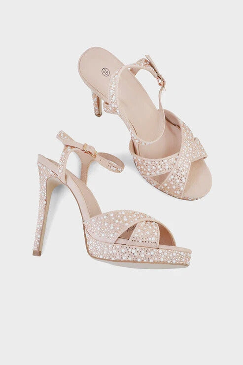 Party Wear Sandal Beige duo