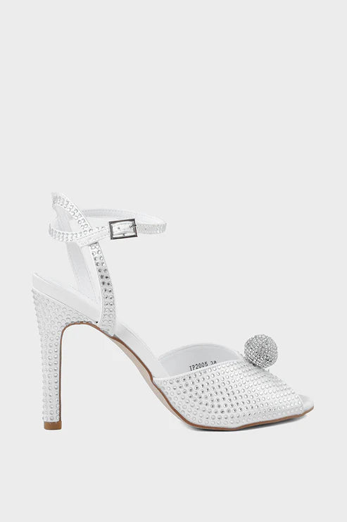 Party Wear Sandal White for sale