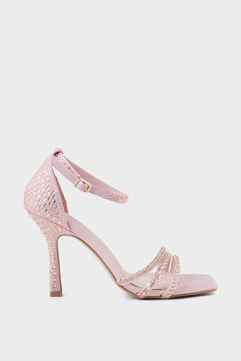 Pink Party Wear Sandal Pink