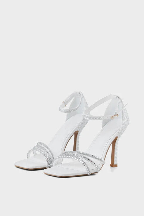 Party Wear Sandal White for sale