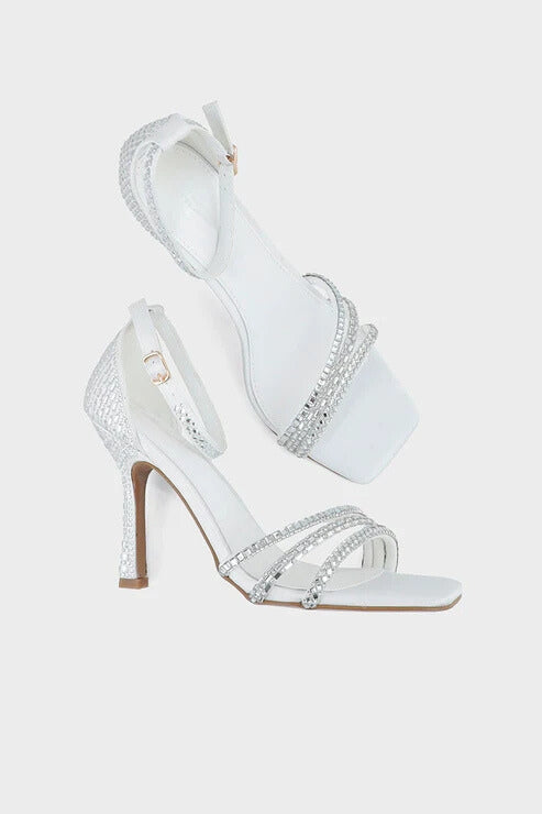 Party Wear Sandal White duo