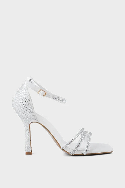 Party Wear Sandal White