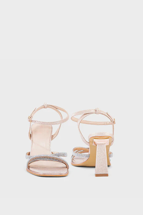 Party Wear Sandal Champagne pair