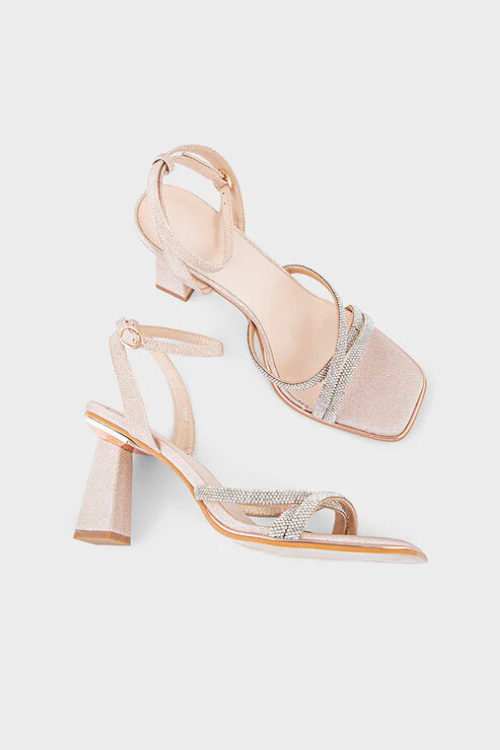 Party Wear Sandal Champagne duo