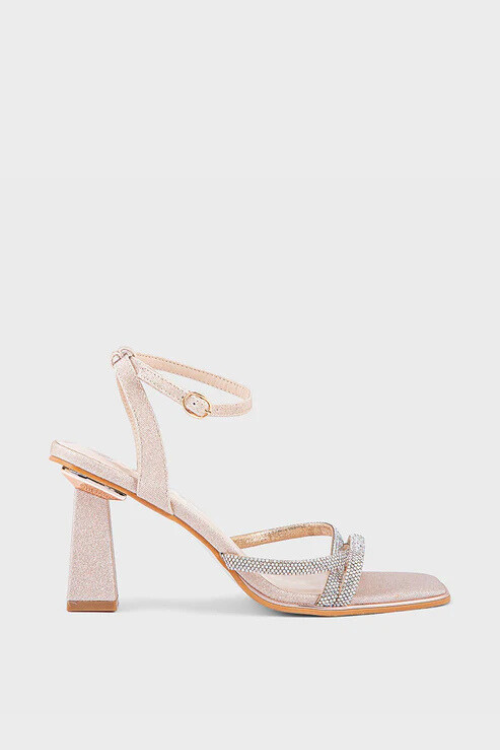 Champagne Party Wear Sandal Champagne