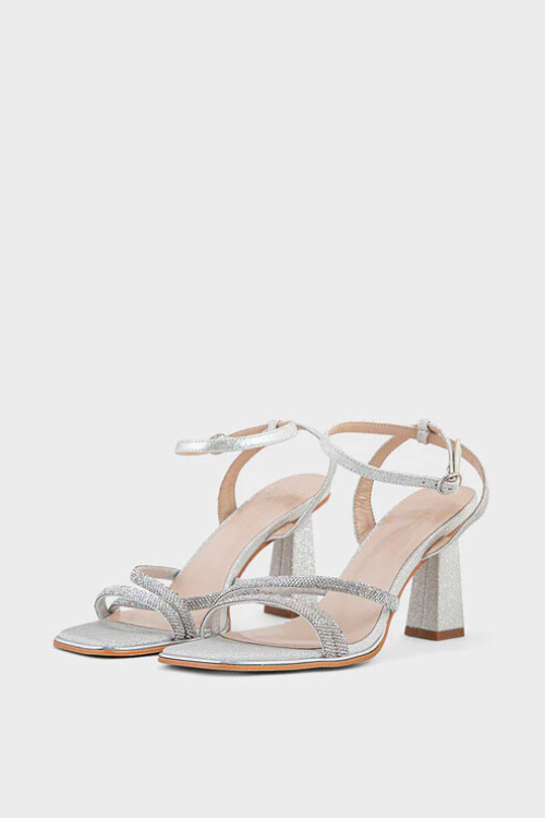 Party Wear Sandal silver for sale