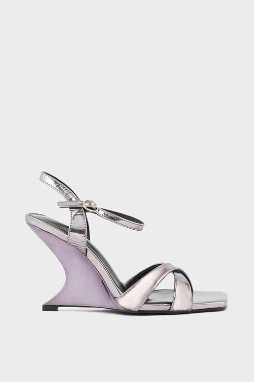 Pewter Party Wear Sandal Pewter