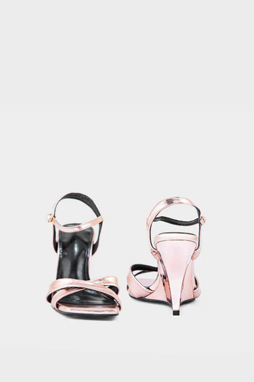 Party Wear Sandal Rose Gold pair