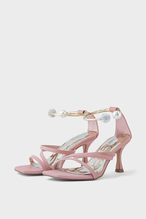 Party Wear Sandal Tea Pink for sale